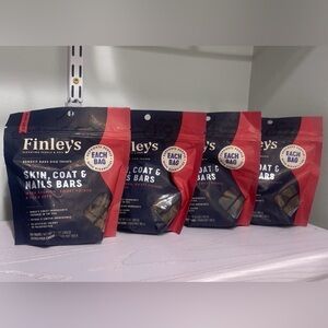 Finley’s Skin, Coat & Nails Dog Treats 4 bags-NWT!
